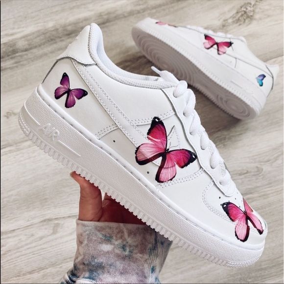 Air force w custom butterflies - Picture 1 of 5